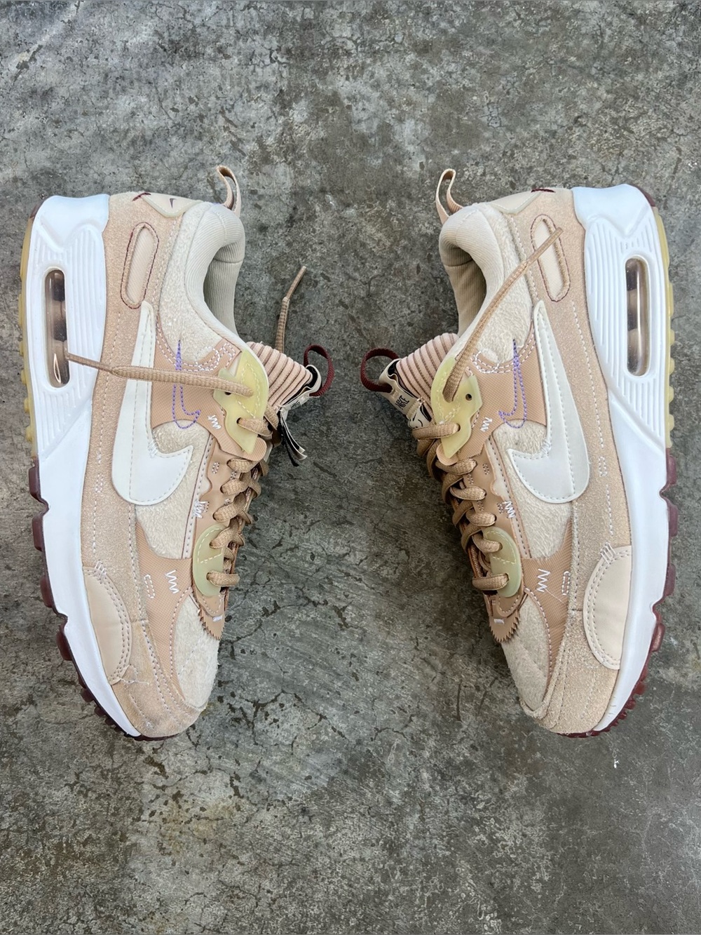 Nike Air Max 90 Futura Serena Williams Design Crew Hemp Tan Sz 9